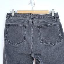 Load image into Gallery viewer, Boden Straight Jeans Black The Trafalgar Mid Rise Stretch Denim 12 Long Tall
