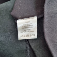 Load image into Gallery viewer, Zapa Leather Panel Leggings Black Biker Stretch Trousers XS Luxe Chic Genuine
