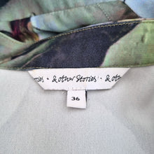Load image into Gallery viewer, &amp; Other Stories Dress Floral Print Full Zip Pockets Party Shirt Tulip UK 8 EU 36
