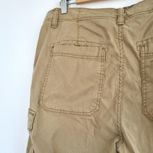 Load image into Gallery viewer, M&amp;S Cargo Trousers Beige UK 16 Reg Utility Jogger Combat Pants Chinos Stone
