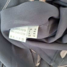 Load image into Gallery viewer, Jacques Vert Outfit Co-Ord Grey Midi Skirt Blouse Floral Beaded Occasion 18 20
