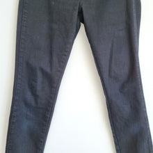 Load image into Gallery viewer, J Brand x Hussein Chalayan Jeans Skinny Black Drainpipe Stretch Low Rise W29
