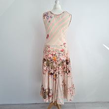 Load image into Gallery viewer, Antica Sartoria Dress Midi Pockets Summer 100% Cotton Light Pink Beach S M
