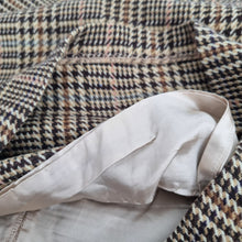 Load image into Gallery viewer, Vintage Kookai Mini Skirt UK 10 Y2K Heritage Check Wool Brown Traitors Claudia

