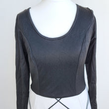 Load image into Gallery viewer, Vintage 70s Maxi Dress California Black White UK 6 8 Long Sleeve Check ALine
