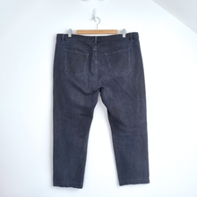 Load image into Gallery viewer, Seasalt Cornwall Lamledra Jeans UK 18 Straight Black Stretch High Rise Cropped
