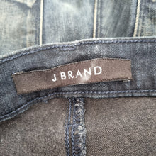 Load image into Gallery viewer, J Brand Skinny Jeans Maria Size W24 Dark Wash Blue Stretch Denim Drainpipe Mid
