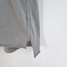 Load image into Gallery viewer, AllSaints Wing Polo Shirt Men&#39;s Grey 100% Cotton Henley Jersey Casual Medium
