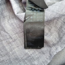 Load image into Gallery viewer, AllSaints Mens Shirt Linen Cotton Blend XL Light Blue Long Sleeves Chambray
