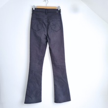 Load image into Gallery viewer, Mother Jeans Flared Runaway Heel Black Grey Size 28 High Rise Bootcut Denim Tall
