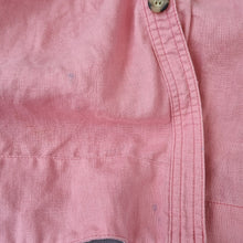 Load image into Gallery viewer, Boden Midi Shirt Dress 100% Linen Pink Belted Pockets Button Down Stained 14 R
