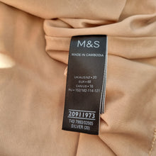 Load image into Gallery viewer, M&amp;S Sequin Top Blouse Size 20 Silver Nude Lined T-Shirt Christmas Party Sparkly
