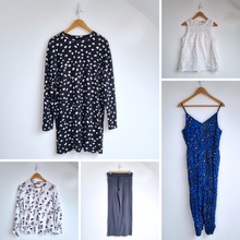 Load image into Gallery viewer, Bundle Clothes UK 10 XS 5 Pieces Ladies Fat Face Jumpsuit Oasis Tops Job Lot
