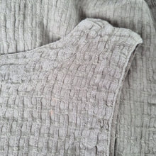 Load image into Gallery viewer, Sahara Midi Dress Beige Small Linen Bamboo Sheath Pockets Casual Slit Artisan
