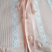 Load image into Gallery viewer, Vintage St Michael Nightgown UK 18 20 Pink Lace Frill 80s Midi Nightie M&amp;S
