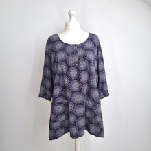 Load image into Gallery viewer, Seasalt Cornwall Tunic Top UK 20 Purple Corduroy Pockets Needlecord Lined Winter
