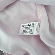 Load image into Gallery viewer, Marlon Nylon Satin Nightdress UK 20 22 Pastel Pink Lace Trim Midi Camisole
