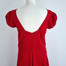 Load image into Gallery viewer, Lindy Bop Dress Red  Midi A Line Occasion Party Retro Rockabilly 50s Stretch 14
