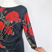 Load image into Gallery viewer, NEW Phase Eight Dress Roses Print Veronica Work Cocktail Shift Lined Floral 18
