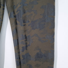 Load image into Gallery viewer, Spanx Leggings Camo Print Khaki Green High Waist Full Length Stretch Medium

