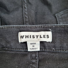 Load image into Gallery viewer, Whistles Black Skinny Jeans Mid Rise Stretch Denim W30 Minimalist Capsule
