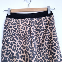 Load image into Gallery viewer, Zara Leopard Print Leggings Small Brown Black Animal Stretch Skinny Trousers
