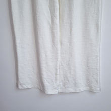 Load image into Gallery viewer, River Island Studios Trousers M 14 NEW Cream Towelled Casual Pockets Wide Leg
