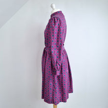 Load image into Gallery viewer, Vintage Laura Ashley Dress Pockets Button Pink Belted 100% Cotton Cottagecore 12
