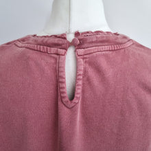 Load image into Gallery viewer, Next Sweatshirt Dress Broderie Anglaise Medium Skirt Faded Pink 100% Cotton

