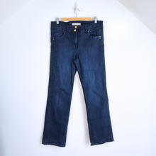 Load image into Gallery viewer, Next Lift Slim Shape Jeans Bootcut Dark Indigo Blue High Rise Stretch 18 Regular
