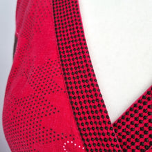 Load image into Gallery viewer, Monsoon 100% Linen Dress UK 14 Red Floral Midi Sundress Empire A Line Casual
