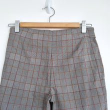Load image into Gallery viewer, Collusion Trousers Flared Check Grey Bellbottoms Tweed Look Stretch High Rise 8

