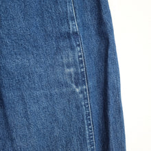 Load image into Gallery viewer, Vintage St Michael Jeans Joggers Mum Dark Blue High Rise 80s Elasticated Waist 8
