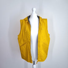 Load image into Gallery viewer, Next Gilet Sleeveless Raincoat Yellow Small Women Hooded Fleece Lined Waistcoat
