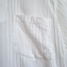 Load image into Gallery viewer, Angkor Shirt Embroidered Dragon Large Mens Cambodia White Mock Neck 100% Cotton
