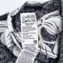Load image into Gallery viewer, M&amp;S Hawaiian Shirt Men&#39;s Linen Cotton Black Aloha Regular Fit Short Sleeve 3XL

