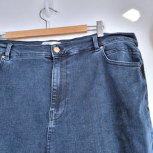 Load image into Gallery viewer, Next Lift Slim &amp; Shape Jeans UK 20 R Skinny High Rise Dark Blue Stretch Indigo
