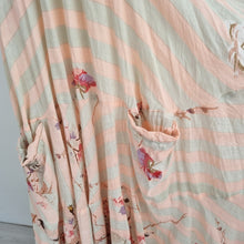Load image into Gallery viewer, Antica Sartoria Dress Midi Pockets Summer 100% Cotton Light Pink Beach S M
