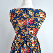 Load image into Gallery viewer, Lindy Bop Dress Floral Print A Line Pockets Multicoloured Occasion Retro 10
