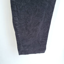 Load image into Gallery viewer, Lucy &amp; Yak Corduroy Dungarees XS Black Organic Cotton Overalls Stretch Jumpsuit
