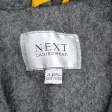 Load image into Gallery viewer, Next Gilet Sleeveless Raincoat Yellow Small Women Hooded Fleece Lined Waistcoat
