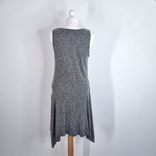 Load image into Gallery viewer, All Saints Asymmetric Dress Tank Grey Marl Jersey Ella Stretch Casual Medium
