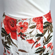 Load image into Gallery viewer, M&amp;S Per Una Midi Skirt UK 12 Floral Broderie Anglaise Cotton A Line White Boho
