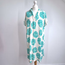 Load image into Gallery viewer, Made in Italy Dress One Size New Collection Tunic Beach Coverup Blue Viscose
