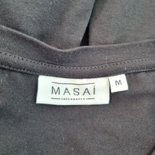 Load image into Gallery viewer, Masai Dress Lagenlook Black Medium Oversized Jersey A Line Stretch Casual Smock
