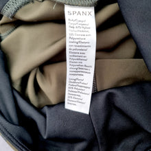 Load image into Gallery viewer, Spanx Leggings Camo Print Khaki Green High Waist Full Length Stretch Medium
