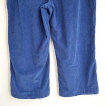 Load image into Gallery viewer, Oliver Bonas Corduroy Trousers 18 20 NEW Wide Leg Cropped Pockets Blue RRP £65
