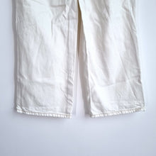 Load image into Gallery viewer, We The Free People Jeans Ripped Off-White Ankle W26 Wide Leg Button High Rise
