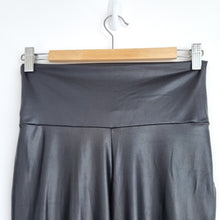 Load image into Gallery viewer, Mint Velvet Leggings Black Faux Leather Look High Rise Stretch Small Short
