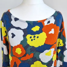 Load image into Gallery viewer, Marimekko Unikko Dress 100% Cotton Colourful Floral Scandinavian Design Pockets
